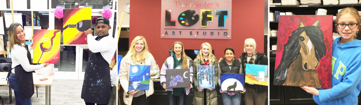 The Painter's Loft Art Studio • All Fired Up Ceramics
