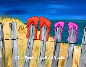 Flip flop fence