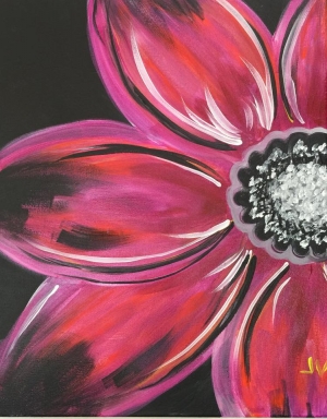 Pink on Black