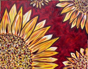 Red Sunflower