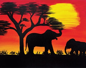 african sunset i (3)