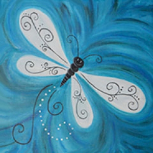 dragonfly drifting by