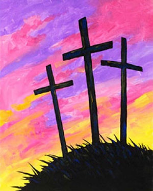 easter sunrise silhouette