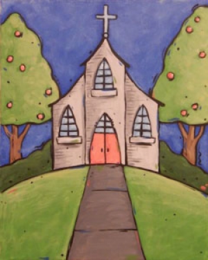 hilltop church