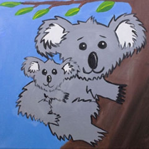 koala hugs