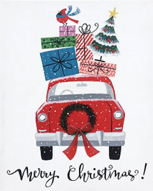 merry christmas car