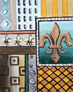 modern fleur de lis