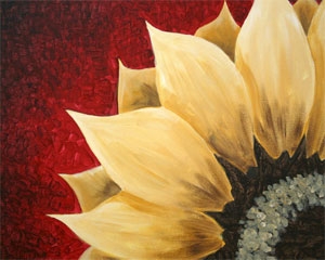 red sunflower design variation 1 (1)