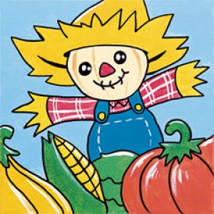 smiley scarecrow