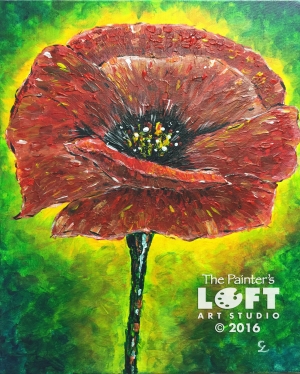 the abstract poppy