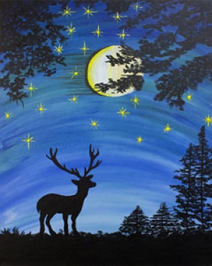 watching stag
